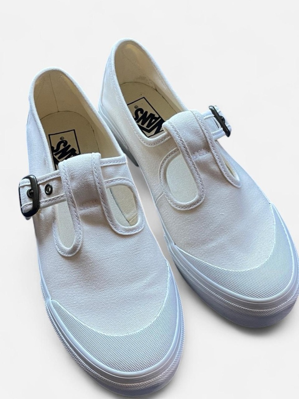 Vans cream Style 93 Mary Jane T-strap sneakers - Picture 3 of 5